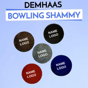 Pelle scamosciata da bowling personalizzata, aggiungi il tuo logo, detergente per palle da bowling personalizzato, accessorio da bowling