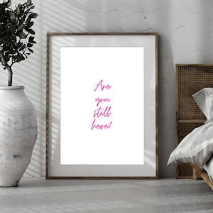 Neon Text Wall Art, Fun Typography Print, Cute Digital Download, Arteful Home Decor, Printable for bedroom, Digital Download, Neon Sign Art