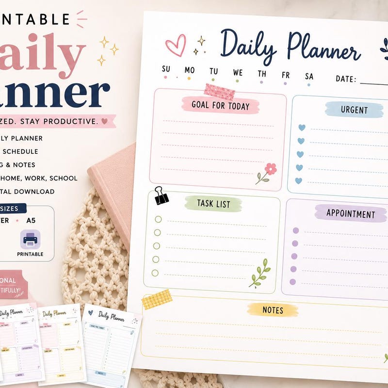 To Do Planner Clip - Etsy UK