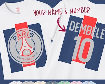 PSG Dembele T-Shirt: Paris Saint Germain Inspired Unisex Tee