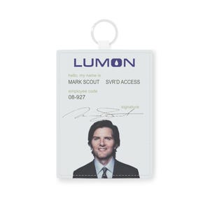 Severance Prop Card Holder Mark Scout Access Card Wallet, Lumon-Inspired Slim ID Wallet, Severance TV Show Fan Gift
