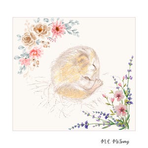 グリーティング カード、アート、オリジナル、児童書、絵、音楽、カード、動物、猫、ネズミ
