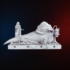 Star Wars - Jabba Diorama 3D Model