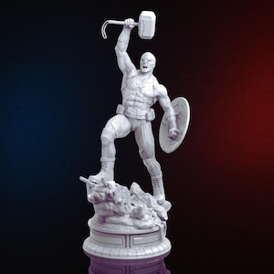 Captain America 3D Model
