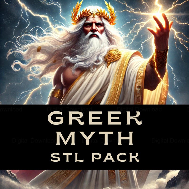 Greek Myth STL Pack - Etsy