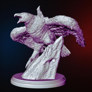 Gandalf on Gwaihir 3D Model