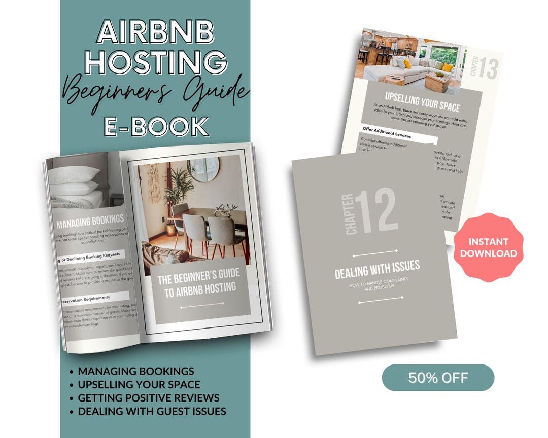 How To Host Airbnb Beginner S Guide E Course Pdf Download Hosting