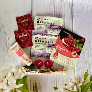 Caixa de presente SPA, cesta de mimos, pacote de autocuidado, presente para fazê-la sorrir, presente para mãe/amiga/namorada/irmã/esposa/alguém especial