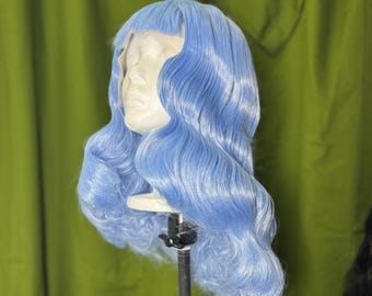 IN STOCK Bettie Page blue vintage wig