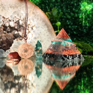 Tensor Ring, Pyramid & Bracelet Set, Crystals| Customizable Crystal Gift Bundle