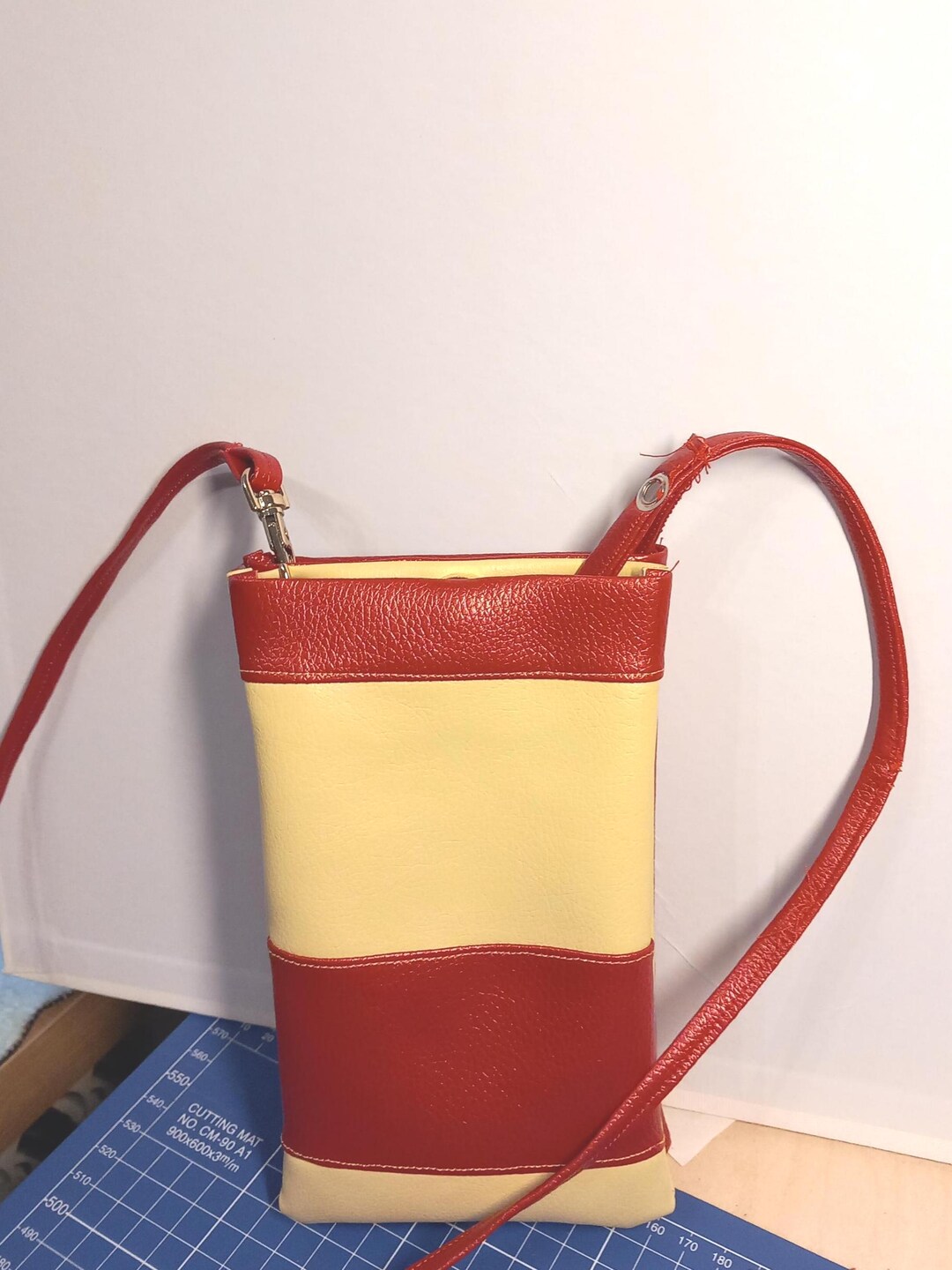 Mobile Phone Pocket With Long Carrying Strap, Magnetic Closure Made of ...