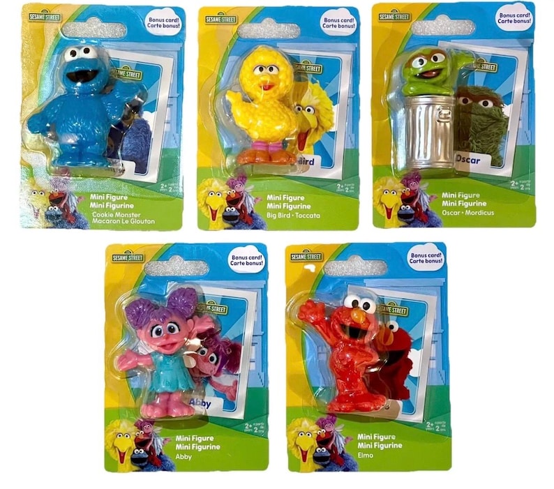 Figurines Miniatures Collection Sesame Street Sport - Personnages En Tenue De Sport, Albert Heijn