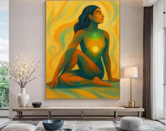 Chakra-Poster, Chakra-Wandbild, Chakra-Kunst, Chakra-Geschenke, Chakra-Dekoration, Yoga-Geschenke, Yoga-Poster, Yoga-Kunst, Yoga-Wandbild