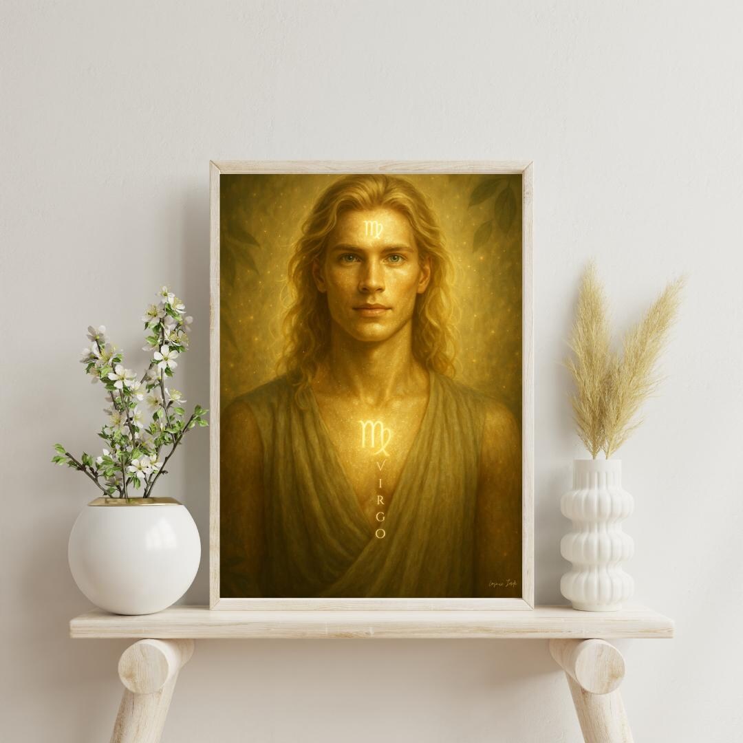 Virgo Gifts, Virgo Wall Art, Virgo Art, Virgo Print, Virgo Poster