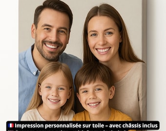 Custom Canvas Print on FSC-Certified Wood Frame – High-Quality Photo Wall Art – Decorative Wall Decor – Unique Gift