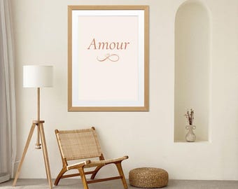 love printable poster, digital love poster, love digital download, printable love wall art, love poster to print | instant download