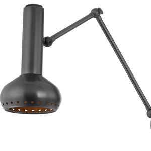 Mid-Century Modern Bedroom or Reading Lamp| Adjustable Arm Plug-In Wall Sconce| Industrial Swing Arm Light Fixture Modern Minimalist Sconce