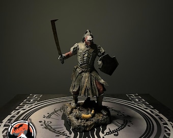 Lurtz Figure, Lord Of The Rings Figure, Action Figure, 3D Printed, Hand Painted, Custom Work