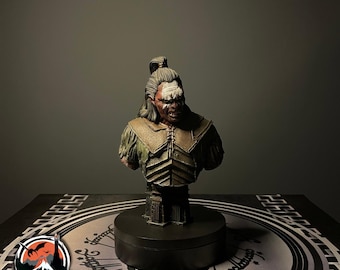 Lurtz Figure, Lurtz Bust, Lord Of The Rings Figure, Action Figure, 3D Printed, Hand Painted, Custom Work