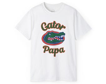 Florida Gator Papa Softstyle T-Shirt - Perfect for a Proud Grandpa and Papa