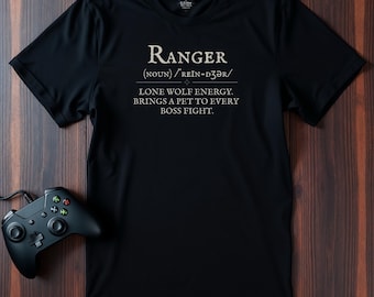 Funny DnD Ranger Shirt: Nerdy TTRPG Gamer Gift