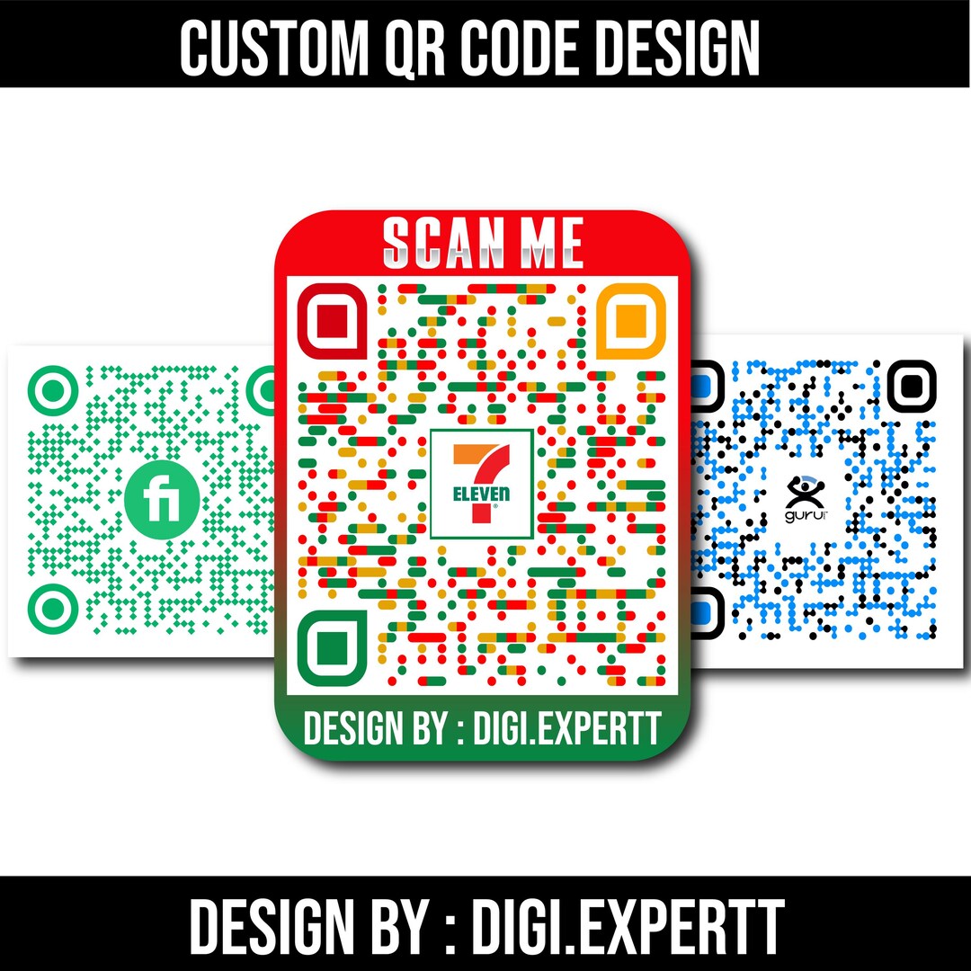 Personalized Qr Code Design Custom QR Code With Your Logo – Personalized Business QR Code for Cards ...