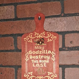 Godzilla Wall Decor