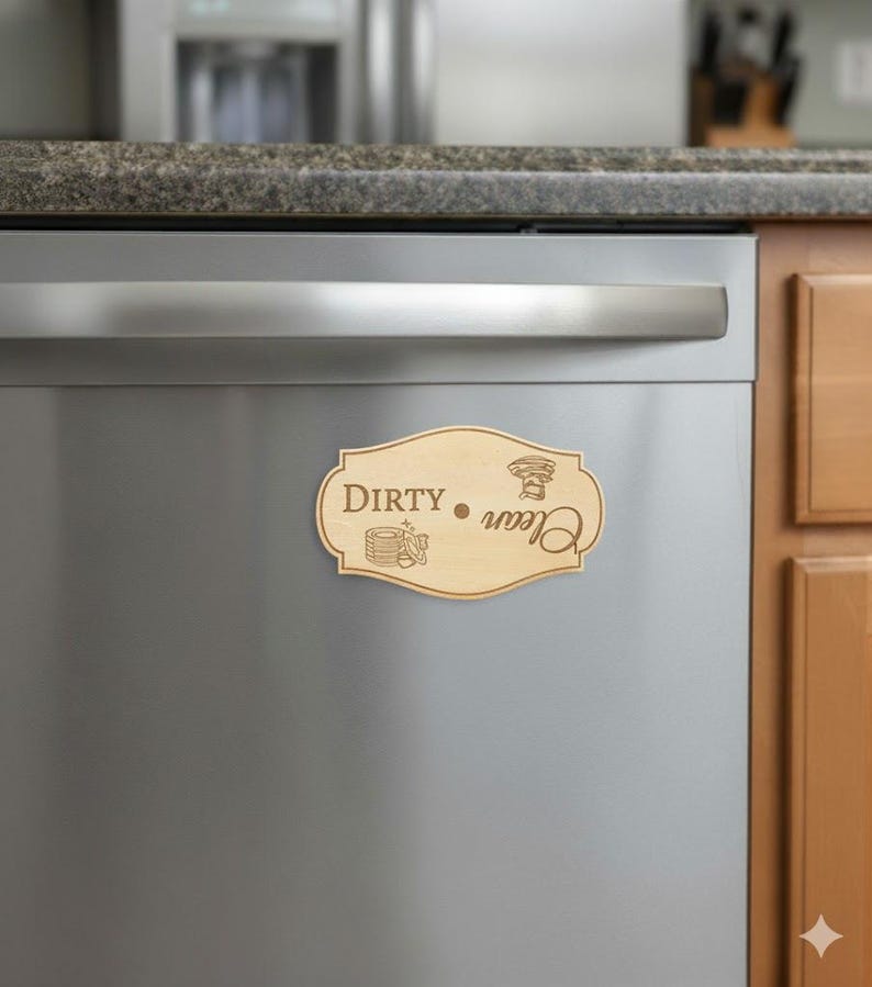 Clean/dirty Dishes Magnet Digital File - Etsy