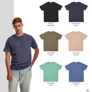 T-shirt unisexe 100 % coton, T-shirt vierge haut de gamme, Chemise en coton unie doux, T-shirt classique de tous les jours, T-shirt basique de haute qualité