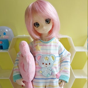 BJD Clothes | Mini Dollfie Dream MDD Jumpsuits - Baby Blue