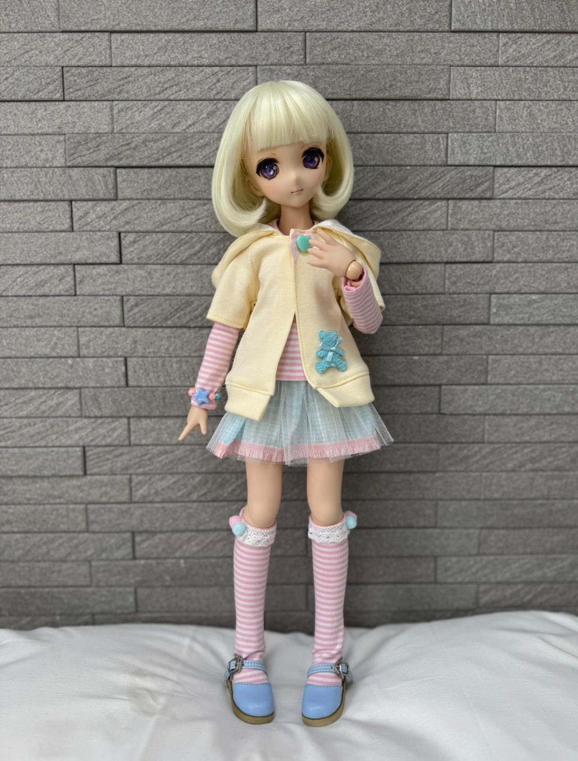BJD Clothes Mini Dollfie Dream MDD Super Dollfie MSD Lovely Set Baby  Pink