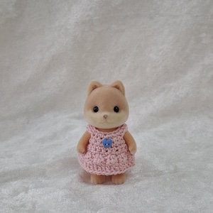 Doll Clothes | Calico Critters / Sylvanian Families Doll Dress |  Sylvanian Families Child Clothes