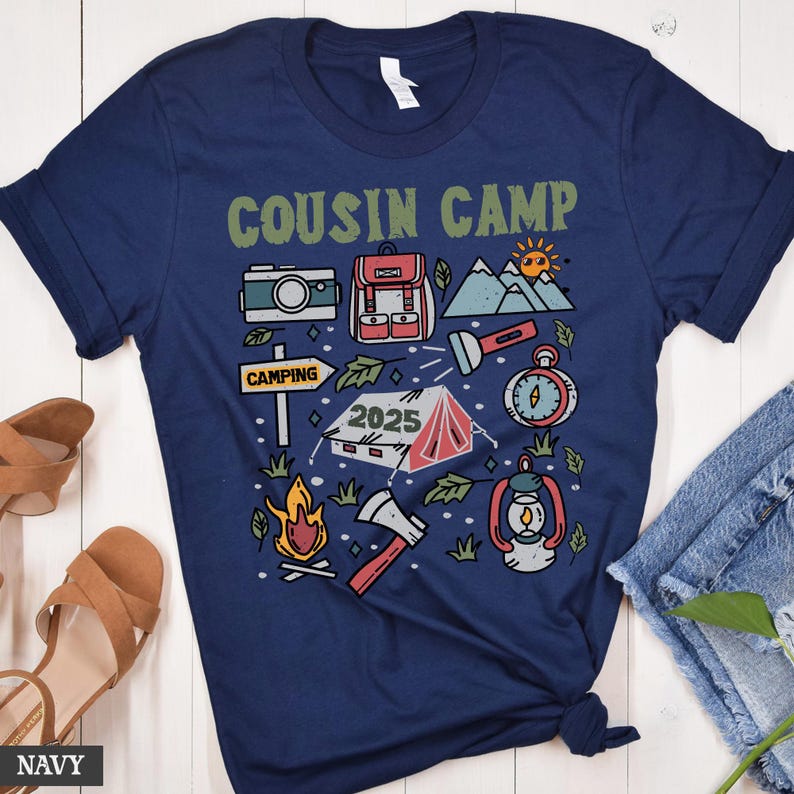 Cousin Camp Shirt, Camp Cousin 2025 Shirt, Matching Cousin Shirts ...
