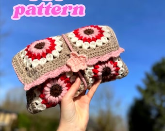 Patrón PDF de funda de libro de crochet: Proyecto DIY para principiantes (Descarga digital)