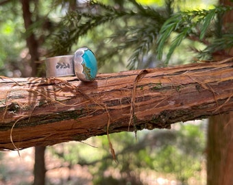 Reserved/Custom for Haley - Turquoise Ring Turquoise Jewelry Boho Ring Southwestern Ring Artisan Ring Handmade Ring Artisan Jewelry