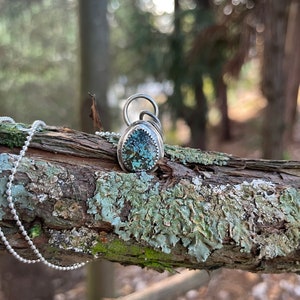 Turquoise Necklace Southwestern Necklace Minimalist Necklace Artisan Necklace Turquoise Jewelry Boho Necklace Boho Jewelry Cowgirl Necklace