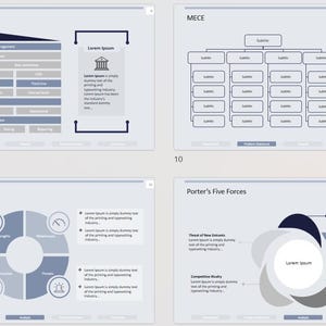 Powerpoint Template (case Competition / Pitch Deck / Business / School ...