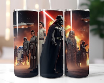 Star Wars Tumbler Wrap PNG, Star Wars Tumbler Wrap, Darth Vader Tumbler Wrap PNG, Instant Download, Hoge kwaliteit PNG