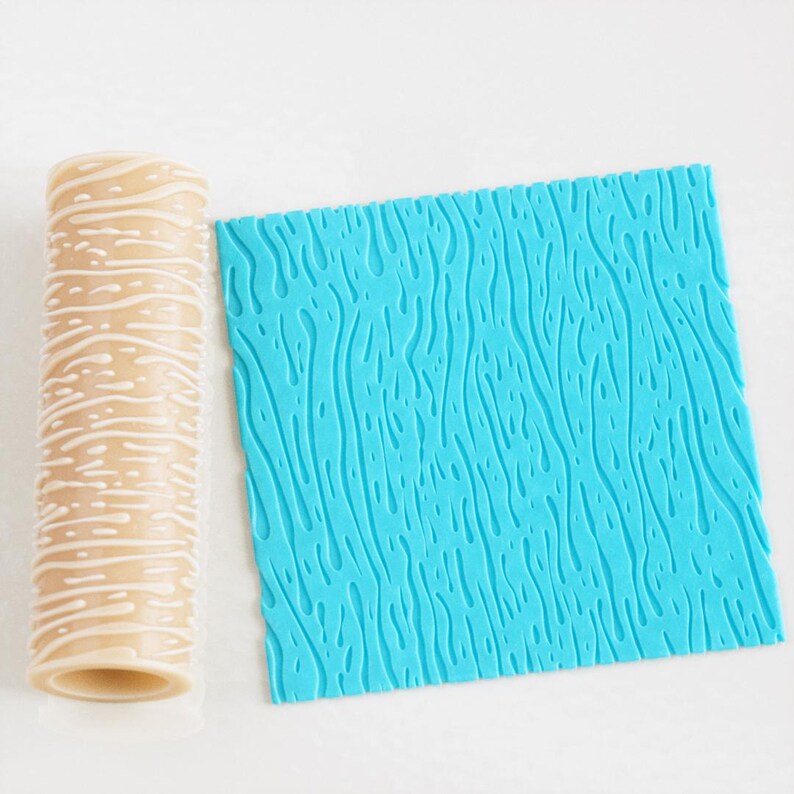Wood Grain Texture Roller – Seamless Tree Bark Clay Pattern - Etsy ...
