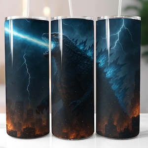 Godzilla Tumbler Wrap PNG, Godzilla Tumbler Wrap, Godzilla X Kong Tumbler Wrap PNG, Instant Download, High Quality PNG