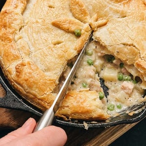 Old Fashioned Chicken Tarragon Pot Pie Recipe PDF | Homemade Gravy
