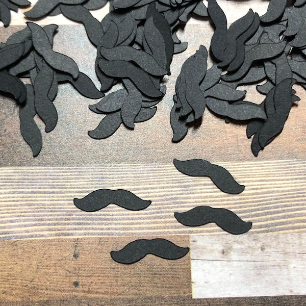 Mini Moustache Confetti ~Mini Moustache ~ Party Decor ~ Father's Day ~ Birthday for Him ~ Baby Shower ~ Little Man ~ Unique Party Decor