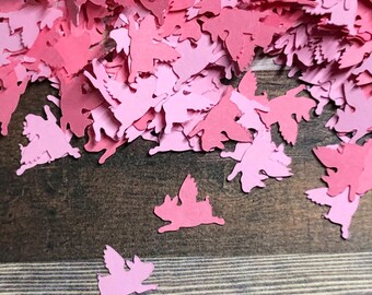 Mini Flying Pig Die Cut Confetti ~ 450 pieces ~ Party Décor ~ Craft Supplies ~ Card Confetti ~ Unique Party Décor ~ Ready to Ship!