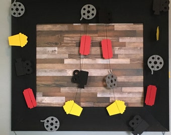 Movie Night Theme Garland - Unique Décor for Birthday - Special Occasion - Farm Theme