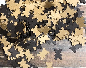 Mini Teddy Bear Die Cut Confetti ~ 600 pieces ~ Party Decor ~ Craft Supplies ~ Card Confetti ~ Unique Party Decor ~ Ready to Ship!