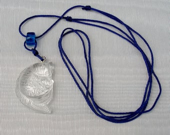 Glass Abundance Fish Necklace