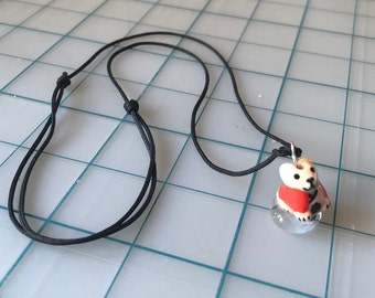 Cute Ceramic Dog Necklace