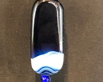 blue agate necklace