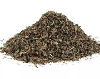 Bálsamo de limón orgánico / Cortes de hojas de bálsamo de limón / Melissa officinalis