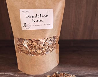 Organic Dandelion Root | Dandelion Root Cuts | Dandelion Root Tea | Taraxacum officinale